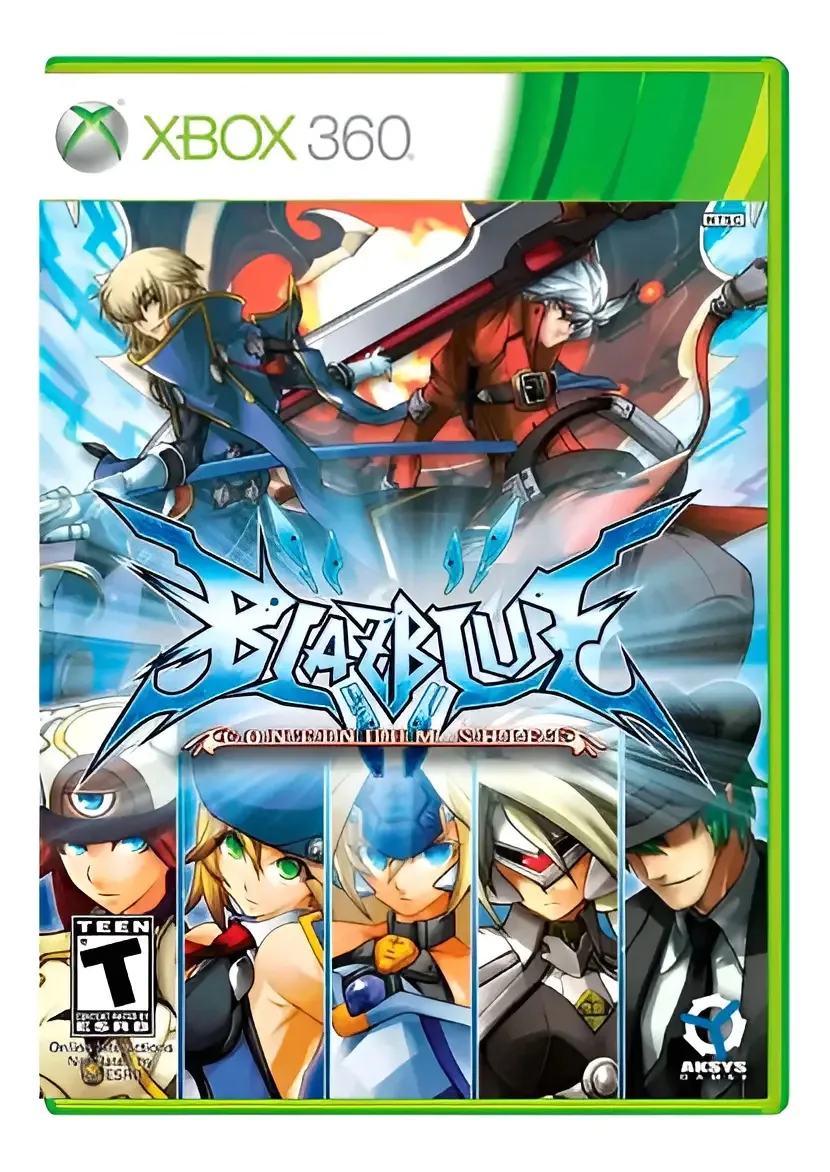 BlazBlue Continuum Shift Xbox 360 Jogo de Luta Aksys Games