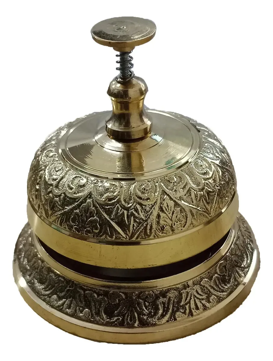 Campainha de mesa de serviço em estilo vitoriano