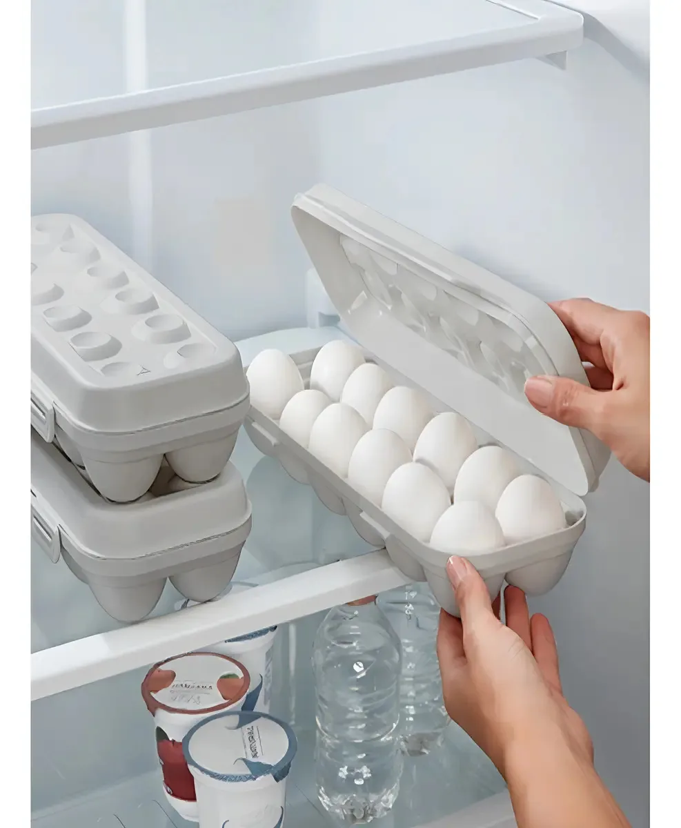 Saco de ovos ecológico empilhável (capacidade de 12 ovos)