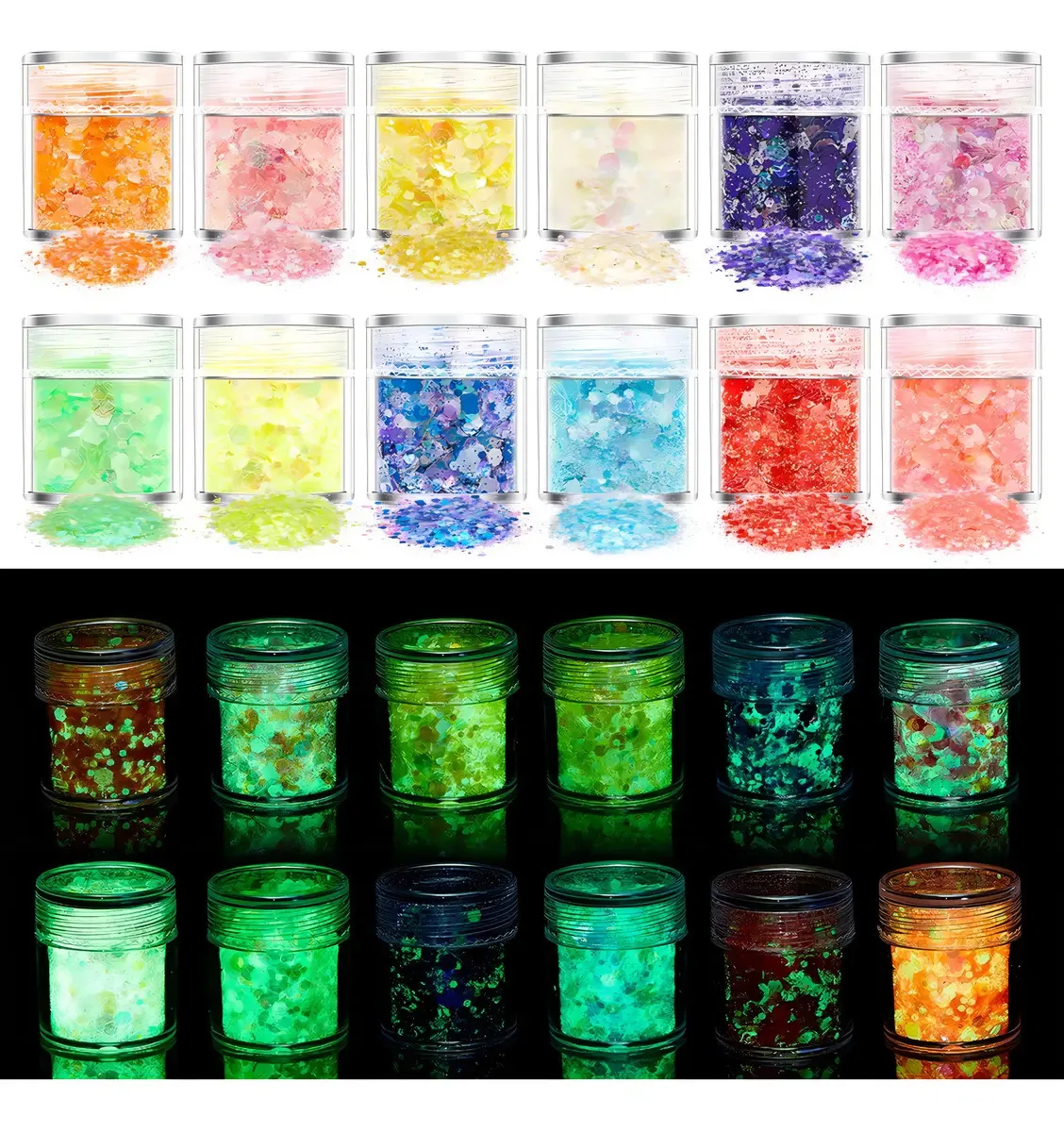 Adesivos para unhas Hex 284 com a forma de adesivo