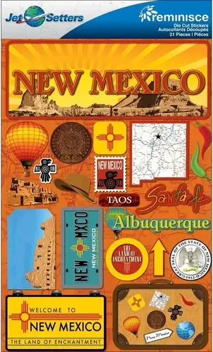 Adesivo tridimensional Reminesce Jet Setters 2 Mexi
