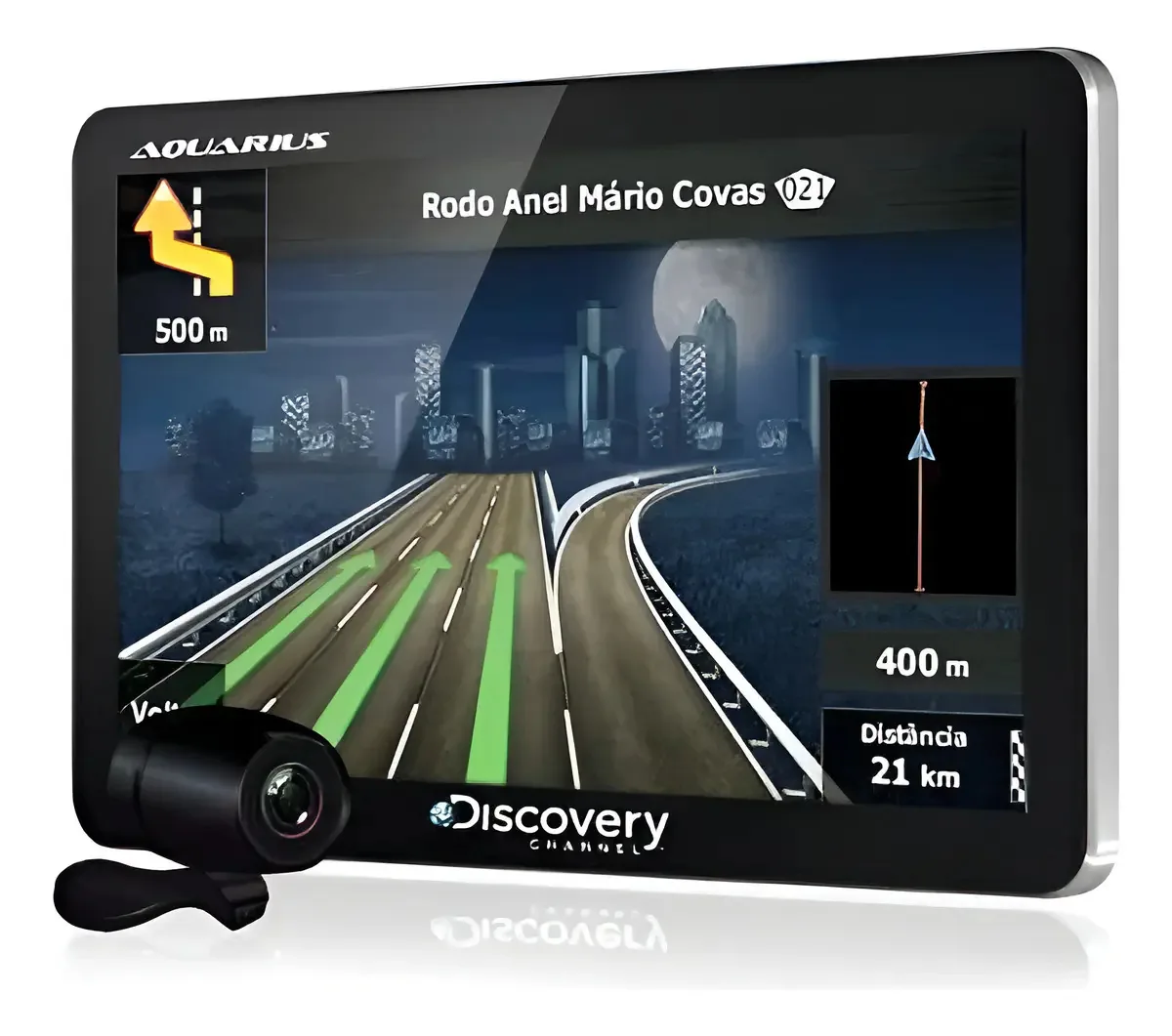 Gps Automotivo Aquarius 4.3 Câmera De Ré Tv Digital