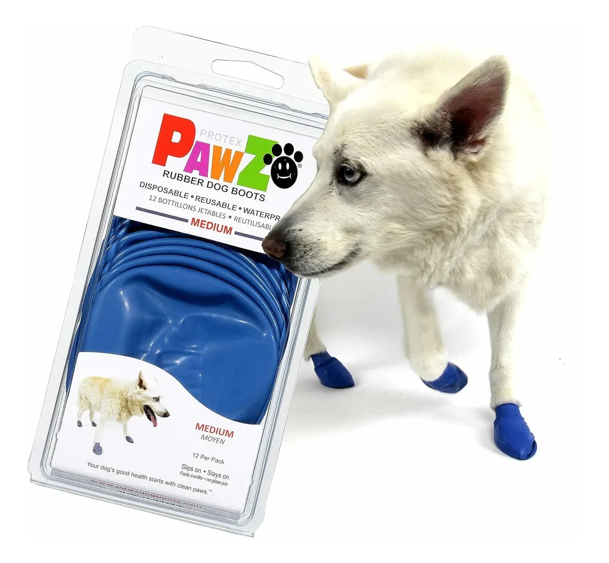 Pawz Dog 8 97515 00104 8 Medium Blue