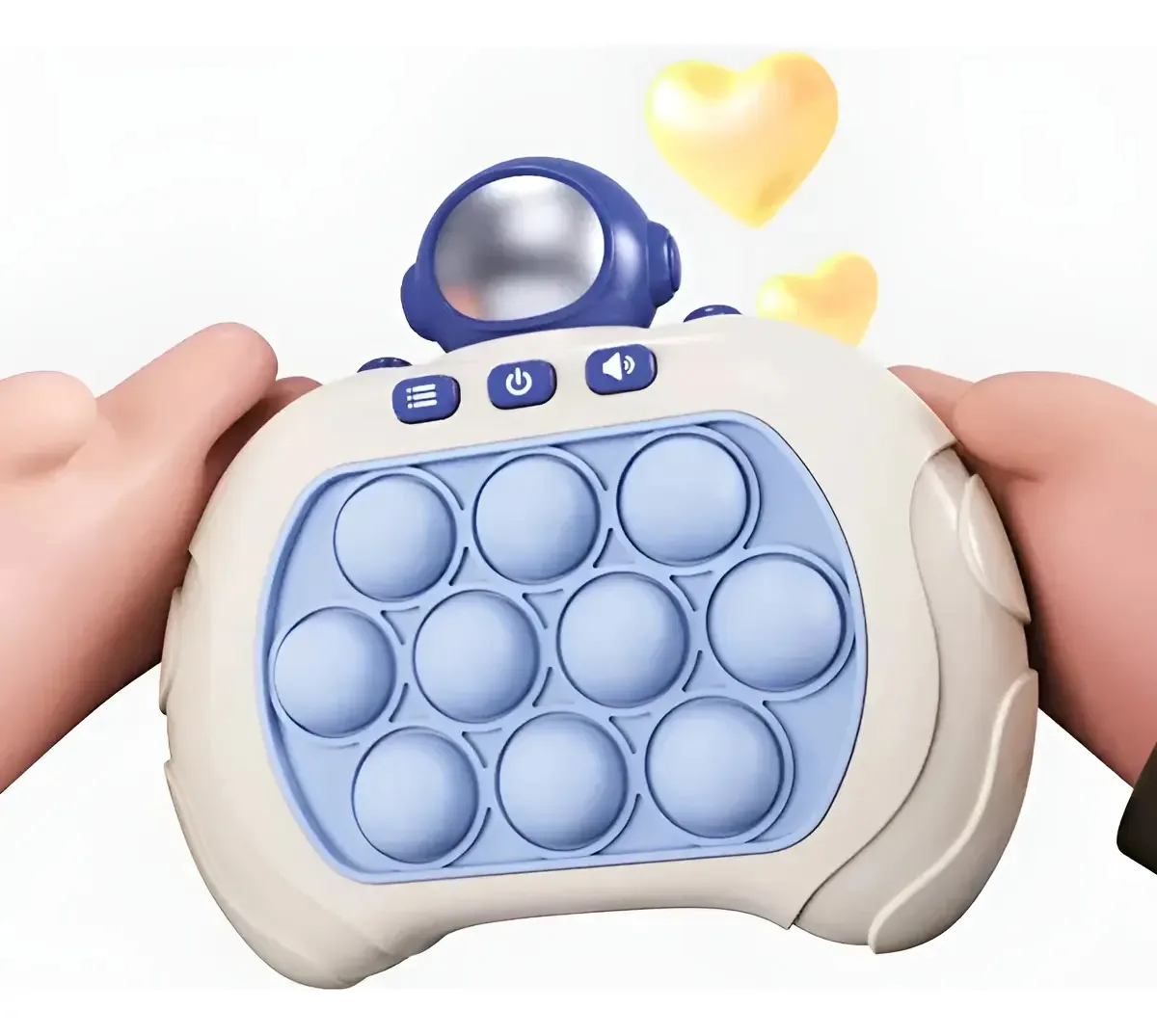 Brinquedos sensoriais eletrônicos Pop It Astronaut White