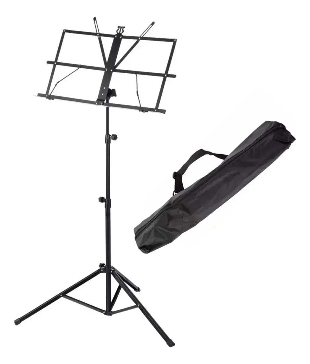 Suporte Estante De Partitura Musical Maestro Dobrável Bolsa