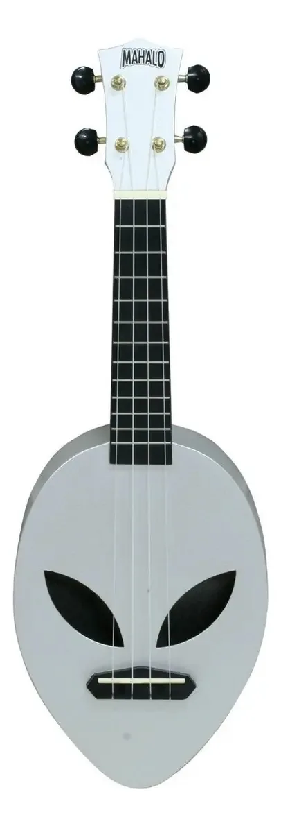 Ukulele Soprano Mahalo Alien com estojo cinza