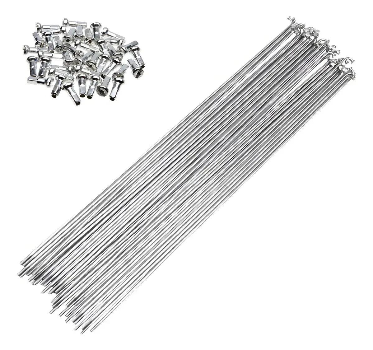 Raio Inox Bike Aro 27 Caloi Monark 310mm X 2mm Kit 36 Raios