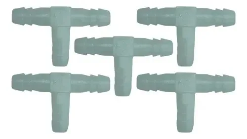 Niple / Espigão Plástico Tee Odontológico 3,3 Mm - 5 Pçs