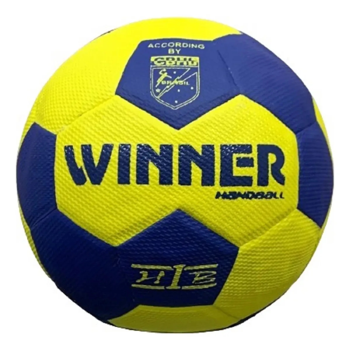 Bola Hand Ball Winner H1- Colada - Mirim Cor Amarelo/azul Tamanho Da Bola 1