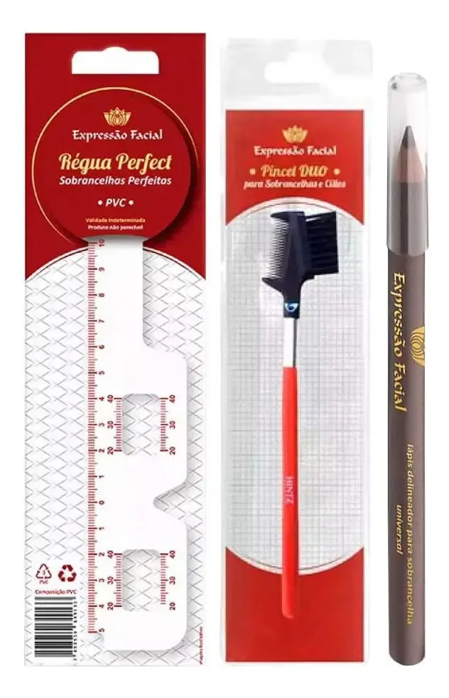 Kit 3 Produtos Sobrancelha Desenhada Hintz Expressão Facial