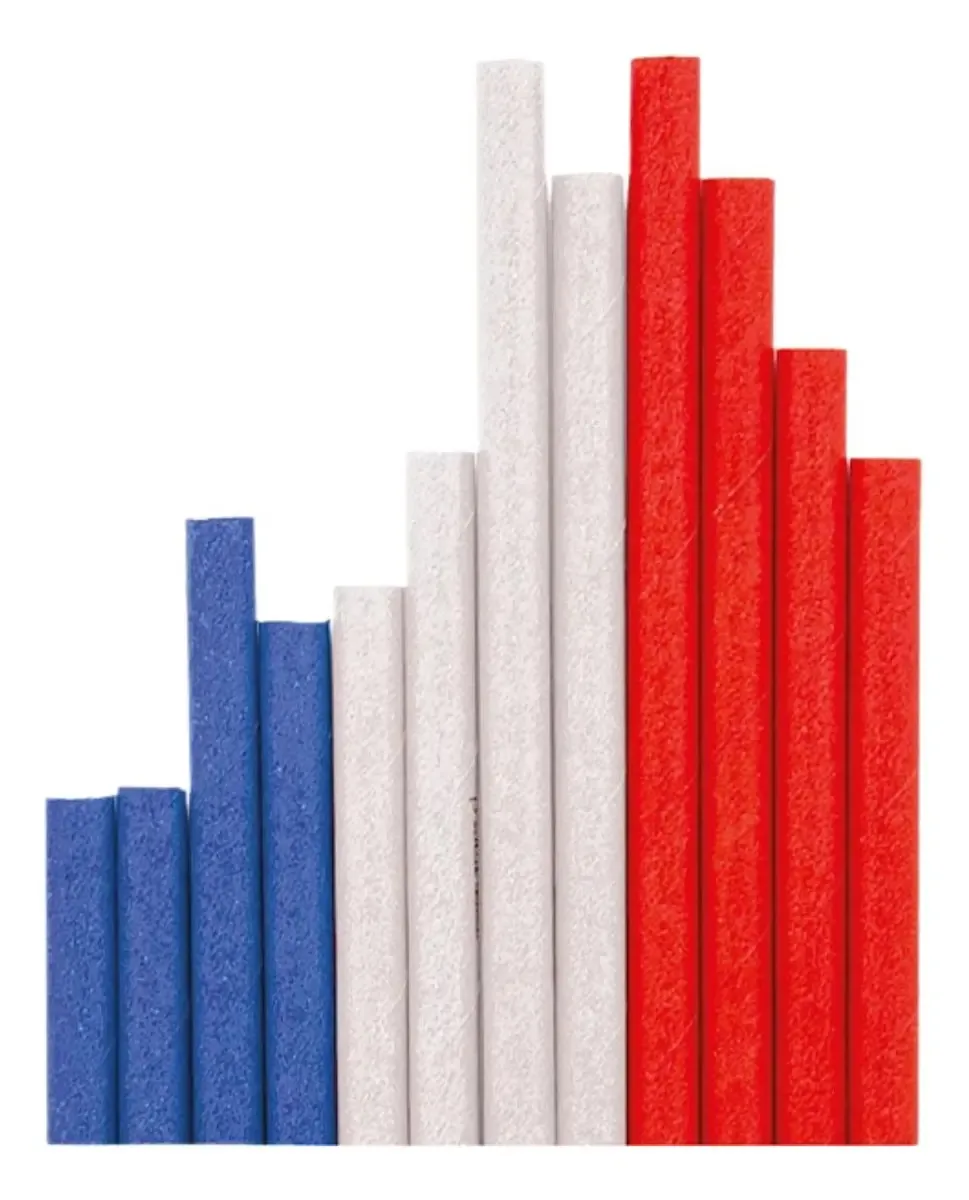 Conjunto de 24 lâmpadas de papel tricolor, feriados nacionais tricolores