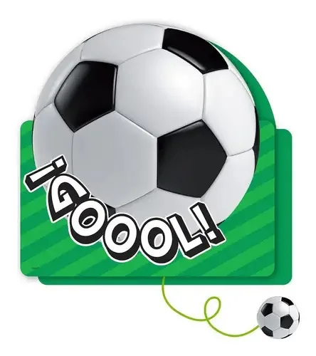 Decoração de aniversário Piñata 3d Soccer Ball Glam