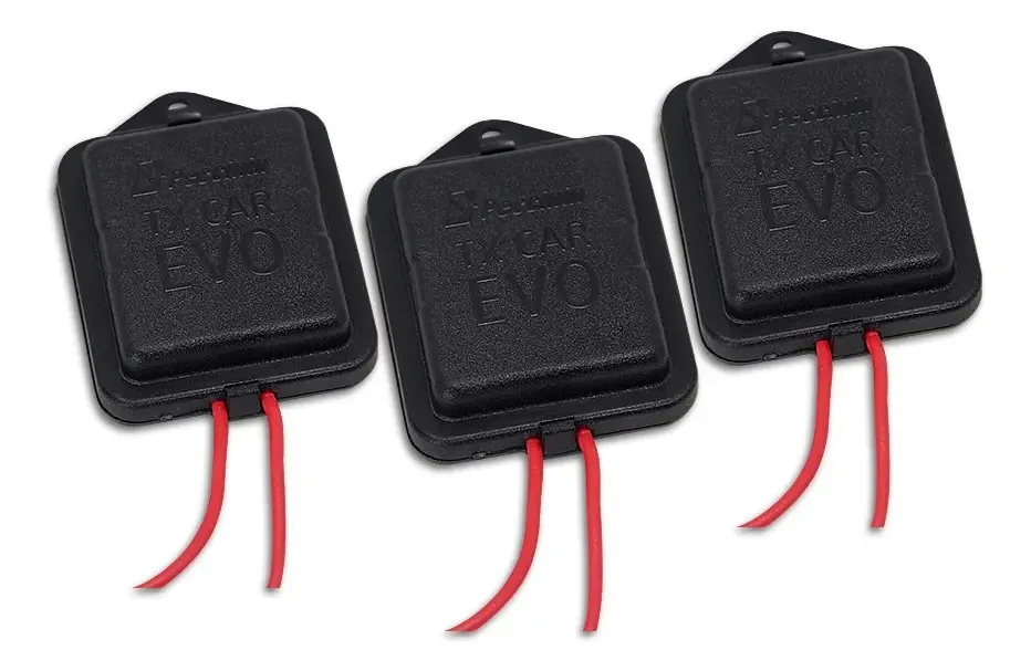 Kit 3 Controles Remotos Farol Peccinin Tx Car Evo 433,92Mhz