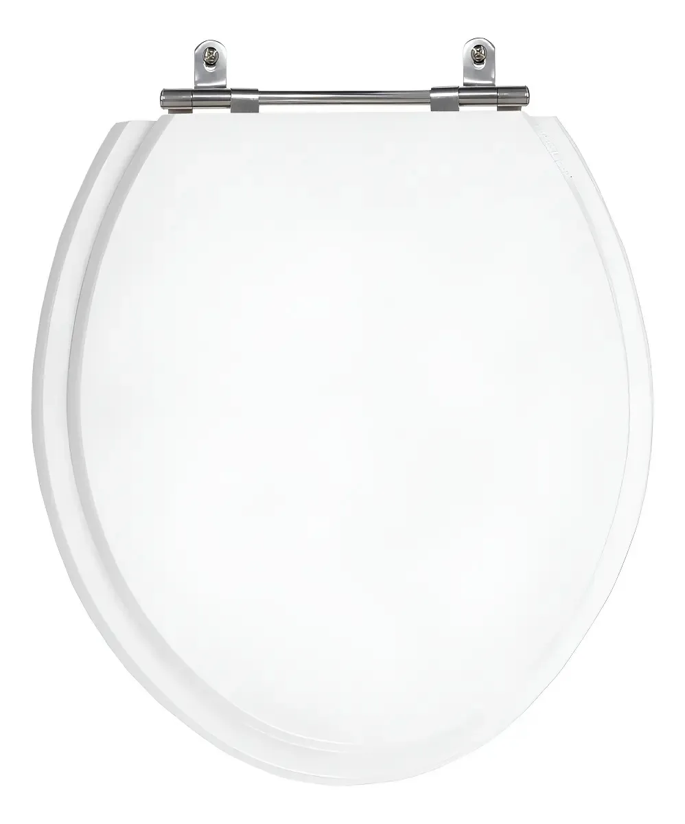 Assento Poliéster Laminado Zip Branco Tampa Vaso Incepa