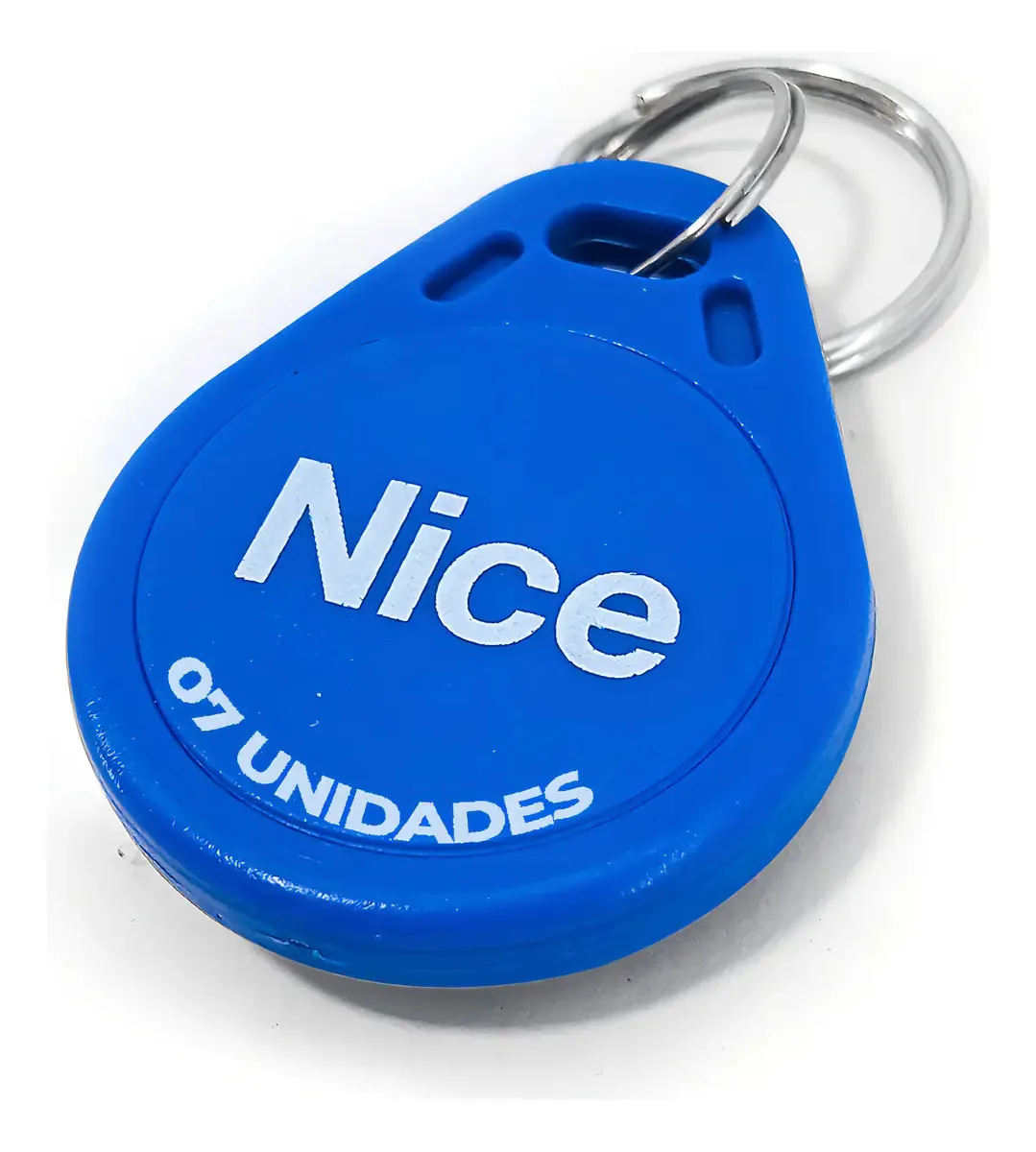 Kit de Chaveiros de Proximidade Nice Linear 125KHz para Controle de Acesso Azul