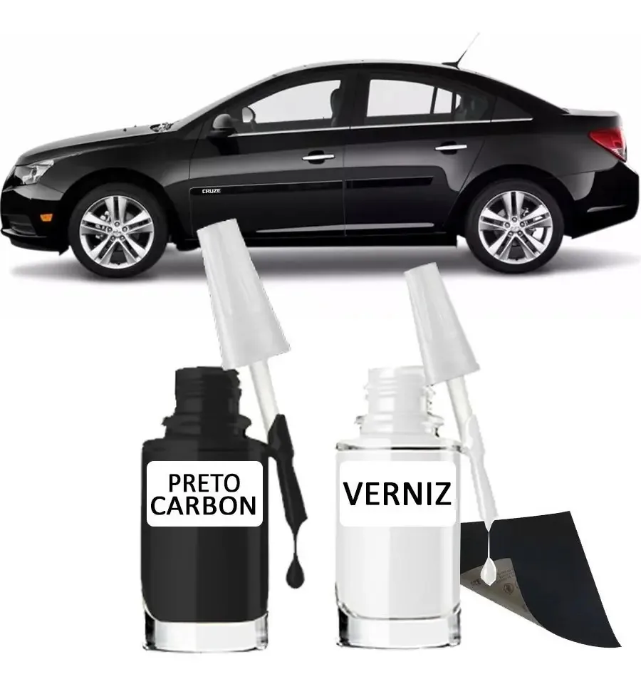 Marcador Removedor de Arranhões Carro Chevrolet Preto 10mL Sean Car
