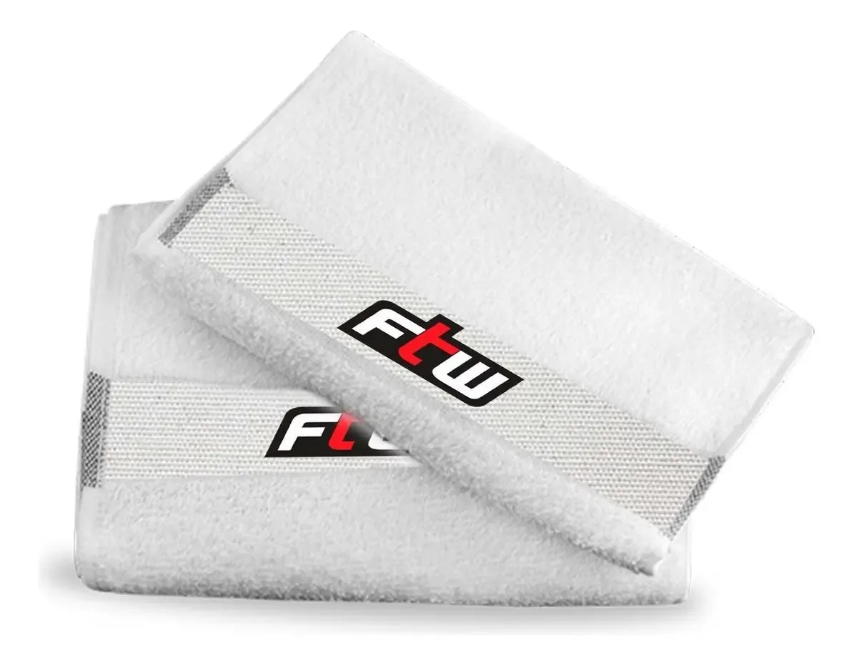 Toalha Para Academia / Rosto / Fitness - Ftw Branco