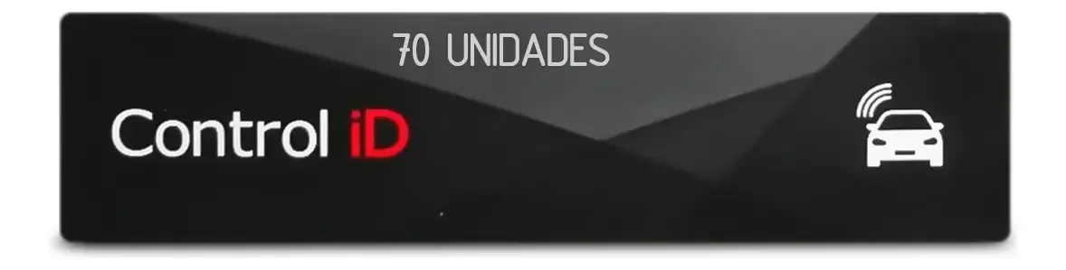 Etiqueta Adesiva RFID UHF Control ID para Veículo 70 Unidades
