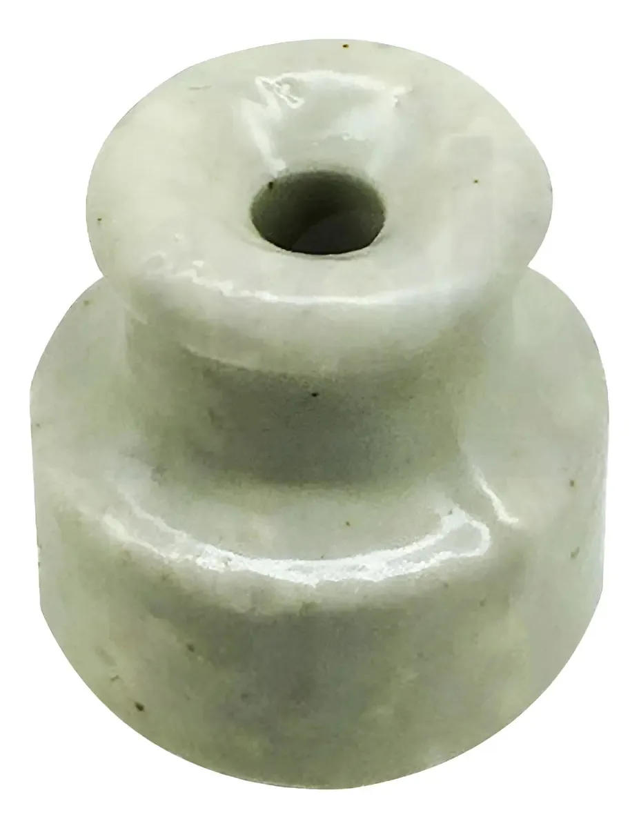 200 Pçs Roldanas Isolador De Porcelana 24 X 24 Com Esmalte