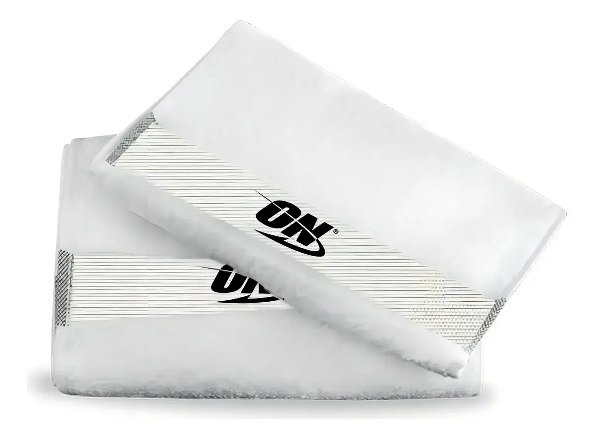 Toalha Para Academia / Rosto / Fitness - Optimum Nutrition Branco