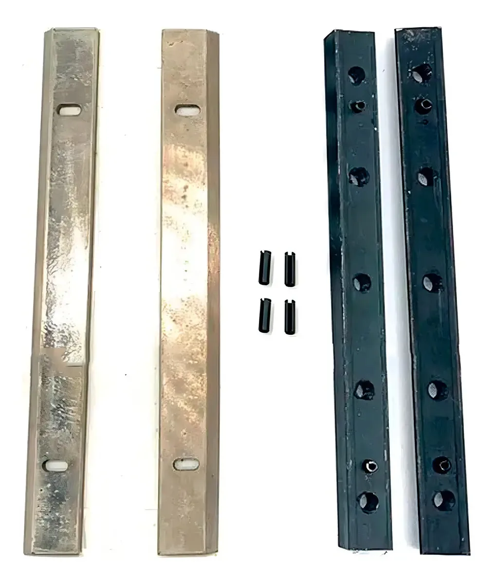 Kit 02 Facas E Fixadores P/ Plaina G680 Gamma