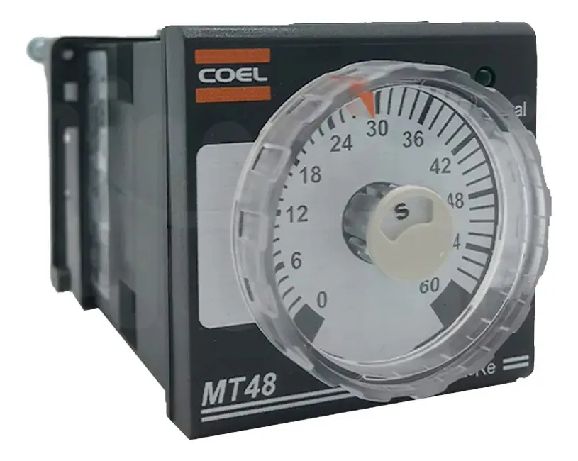Temporizador Analógico Coel MT48 Para Máquinas e Equipamentos Industriais