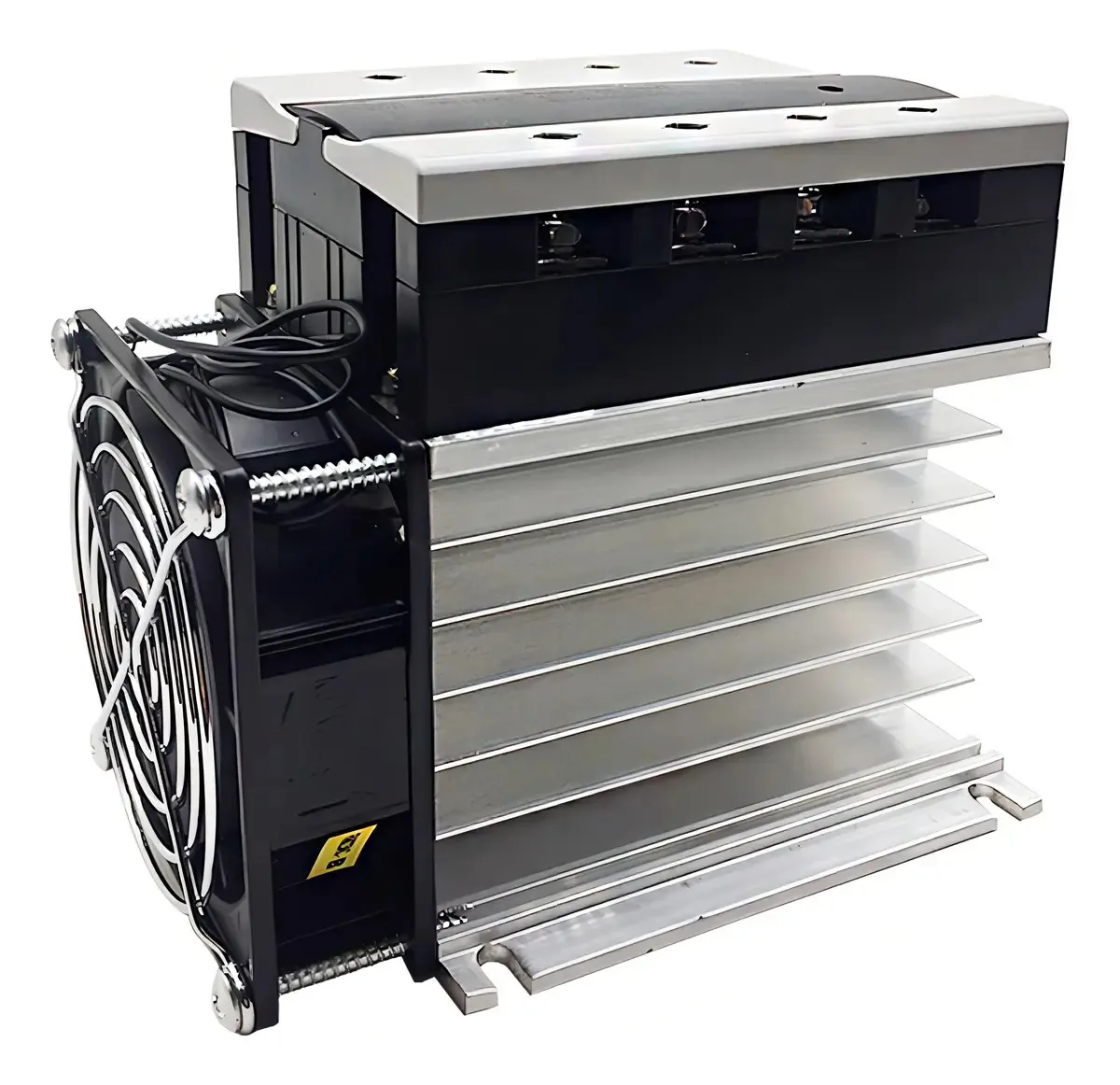 Relé Estado Sólido Trifásico Ssr 10a + Dissipador + Cooler