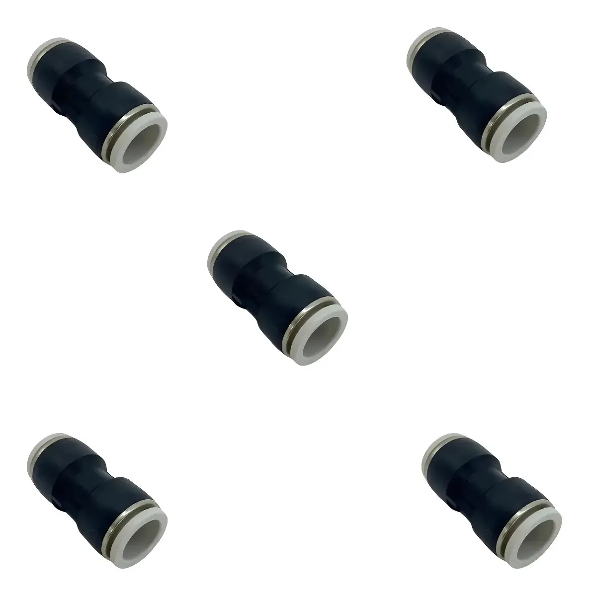 5 Conexões Pneumáticas Reta / Emenda / União 16mm - Puc16