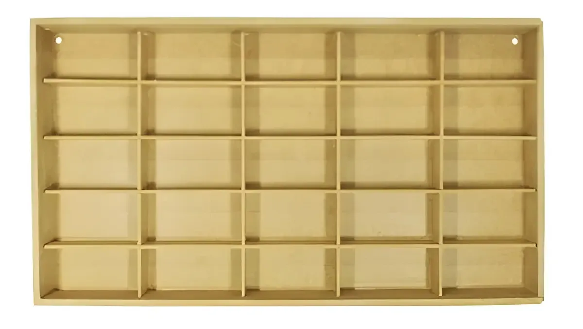2 Quadro Estante Para 25 Carrinhos Miniatura Mdf Madeira