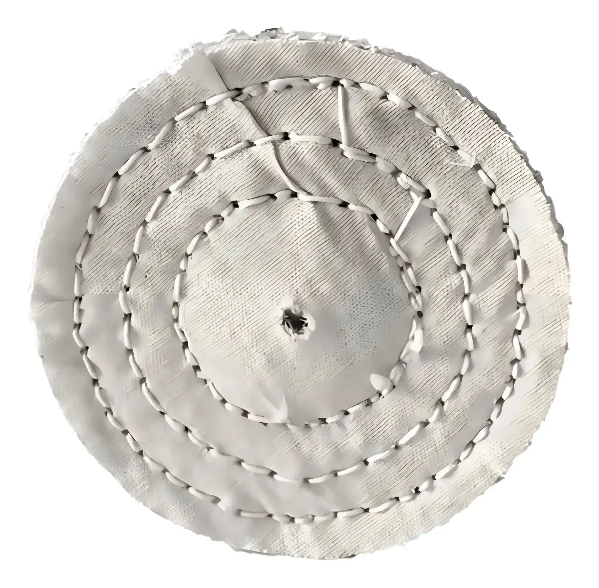 Disco De Polimento Costurado Algodão Branco 6 - Poli-max