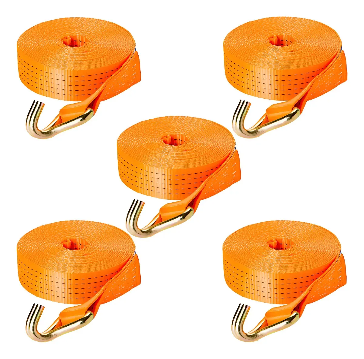 Kit 5 Cintas Amarração Laranja 50mm X 3,0m 3 Ton - Fitacabo