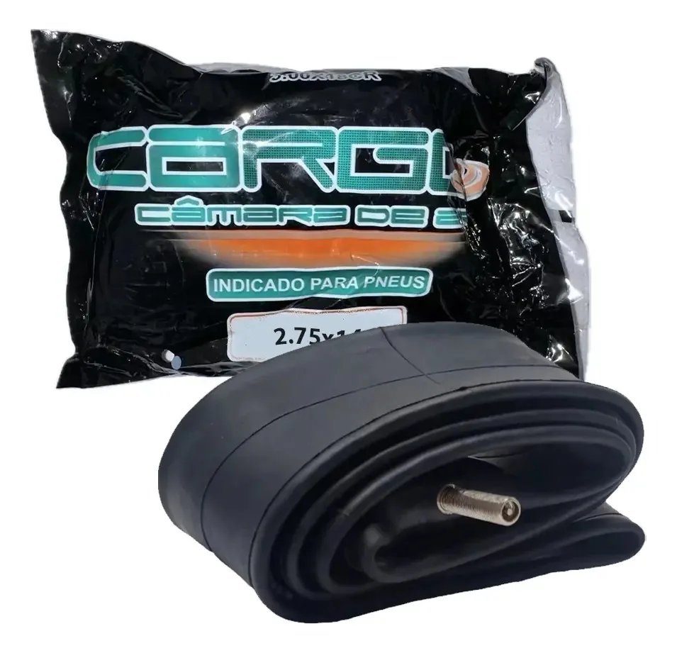 Kit 2 Camaras De Ar Moto Mj-14 Traseira Biz - Cargo