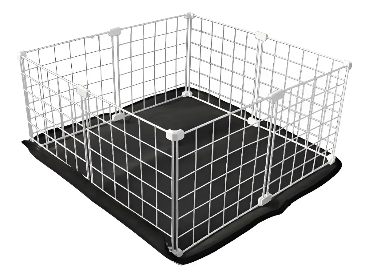 Cercado Para Porquinho Da Índia Pequenos Pets 60x60 + Tapete