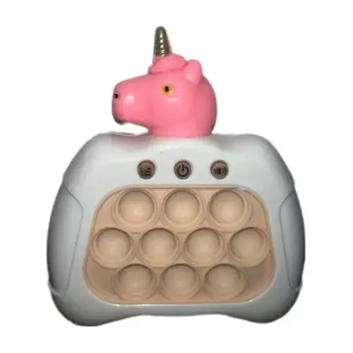 Jogo Pop-it Sensory Fidget Toys, brinquedo colorido de unicórnio