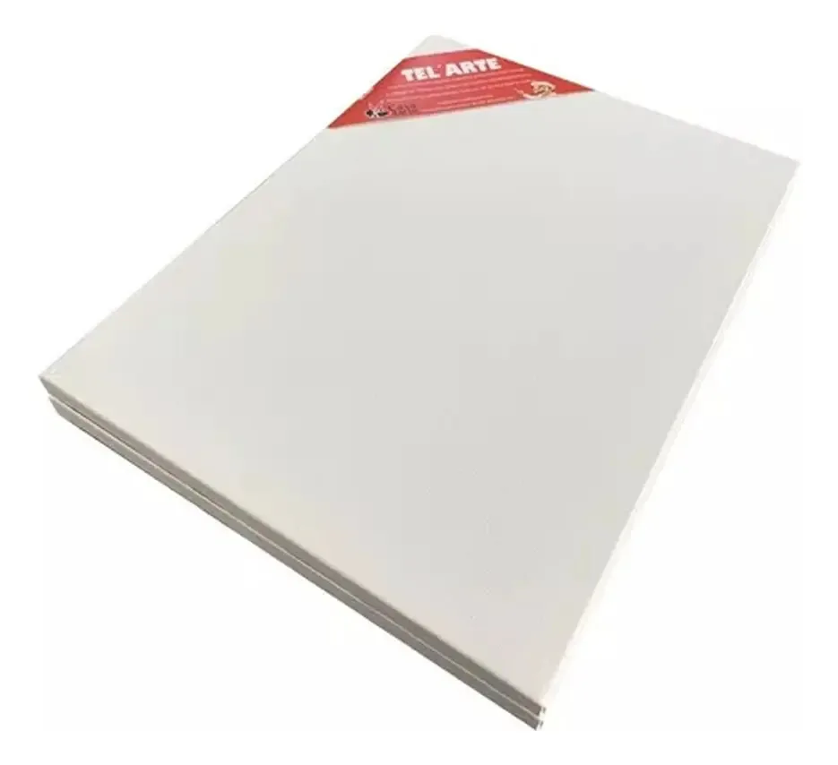 Kit Com 2 Unidades De Telas Simples 50 X 50 Cm Para Pintura