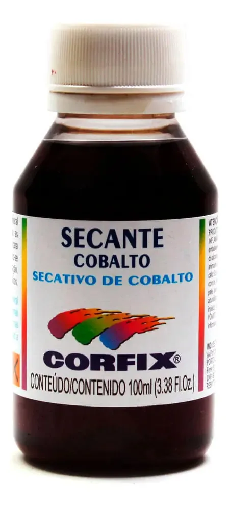 Secante Óleo Cobalto Corfix 100ml Acelera Secagem Pintura 3 Unidades