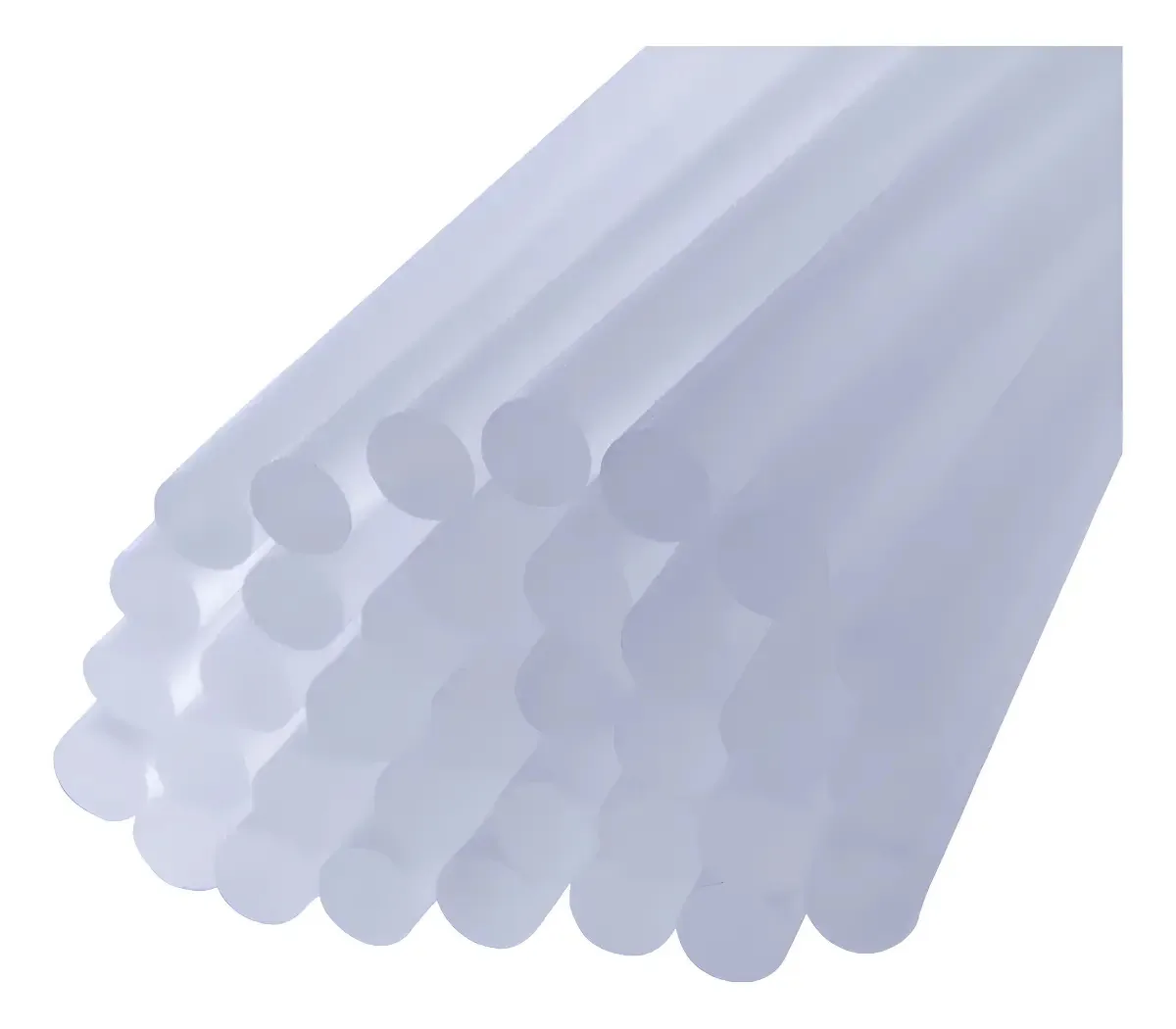 3x Pacotes Bastões De Cola Quente Transparente 11,2x30cm 1kg