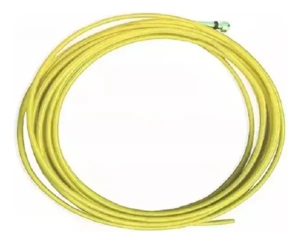 Bainha amarela Sirga de 4 metros para lanterna Mig de 1,6 mm, cor amarela