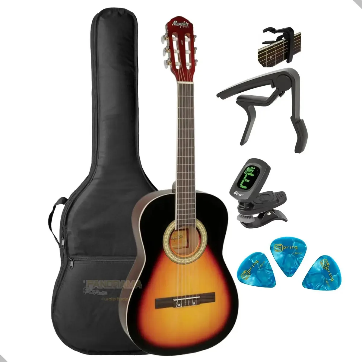 Violão Nylon Tagima Memphis Ac34 Sunburst
