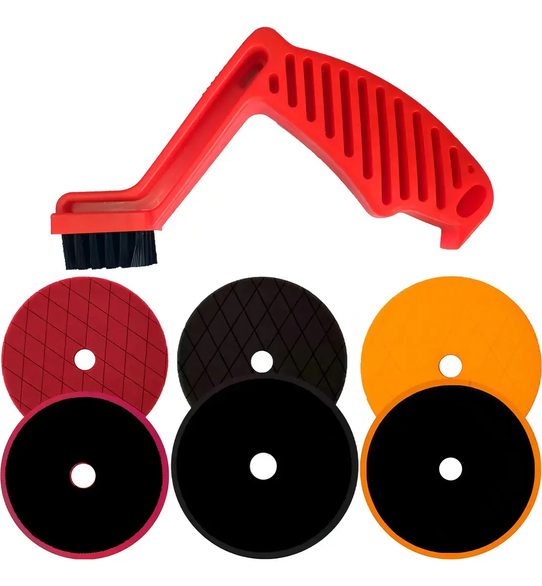 Kit 3 Boinas Zacs Corte Refino Lustro + Escova Para Limpeza