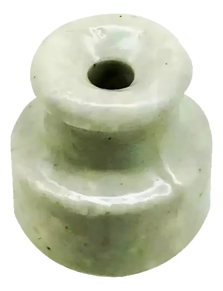 Isolador Porcelana Coel 24x24mm Para Chocadeira Kit 36 Unidades