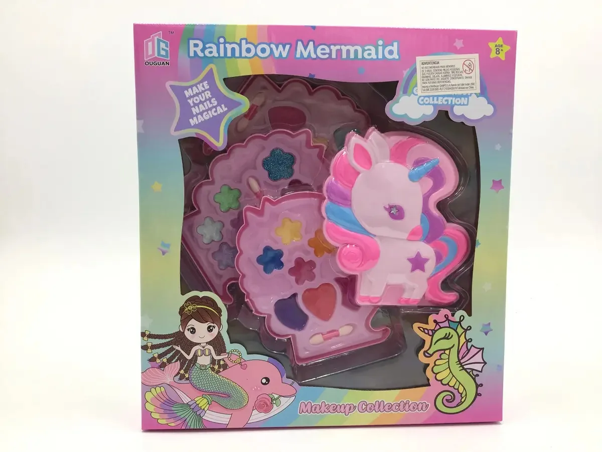 Conjunto de maquiagem infantil Unicorn