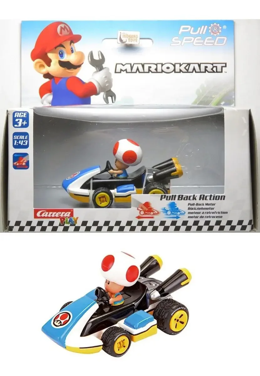 Toad - Mario Kart 8 - Fricção - 1/43 - Carrera Play
