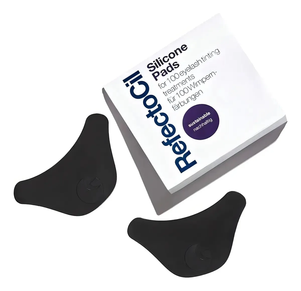 Almofadas Silicone Refectocil Preto para Sobrancelhas e Cílios