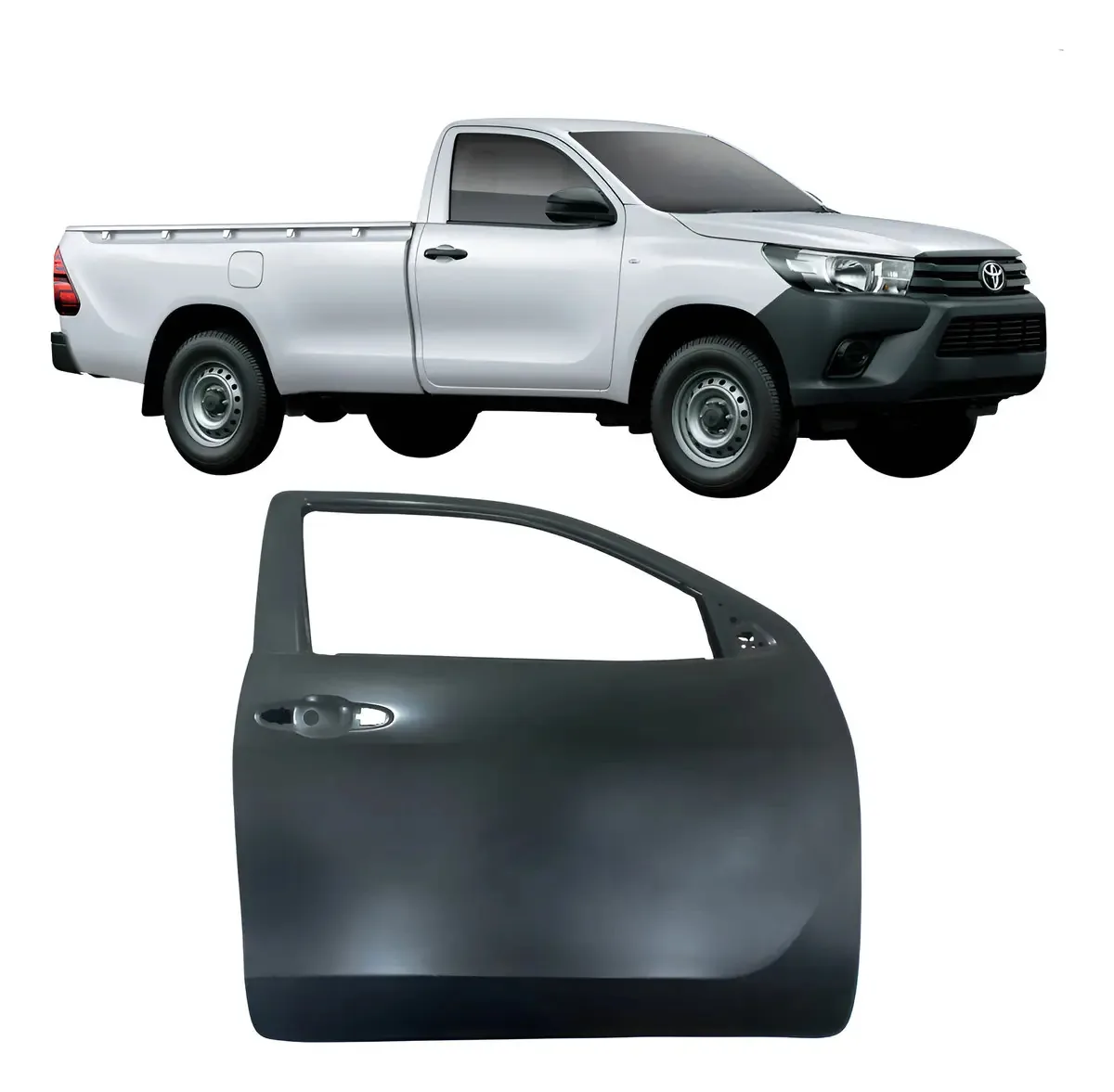 Porta Dianteira Direita Hilux 2016-2024 2.8 Cabine Simples