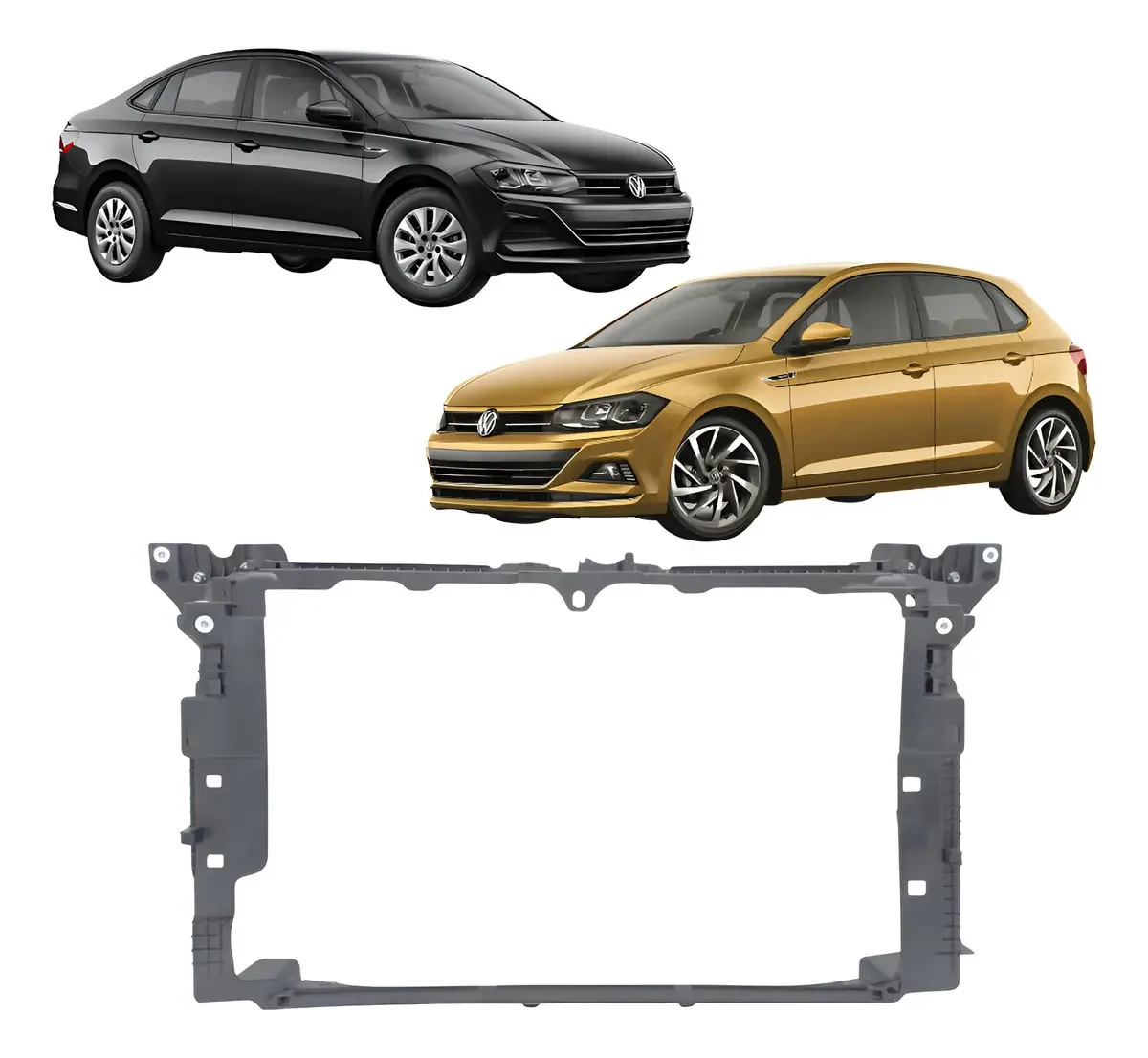 Painel Frontal Polo E Virtus 1.0 Tsi E 1.6 2018-2023