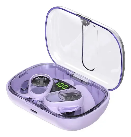 Fones de ouvido Bluetooth sem fio Gamer Fones de ouvido bege