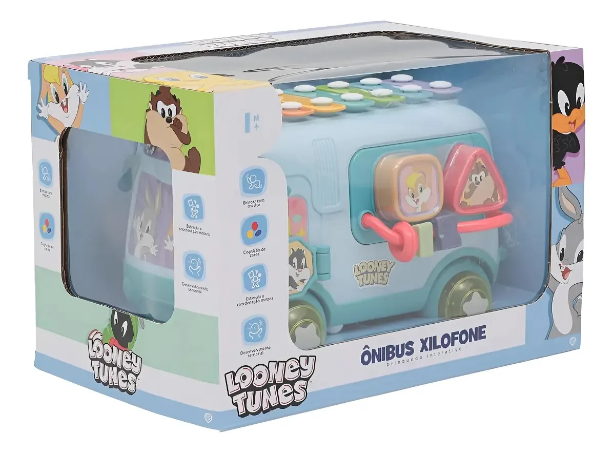 Onibus Xilofone Interativo Looney Tunes - Ebn Kids