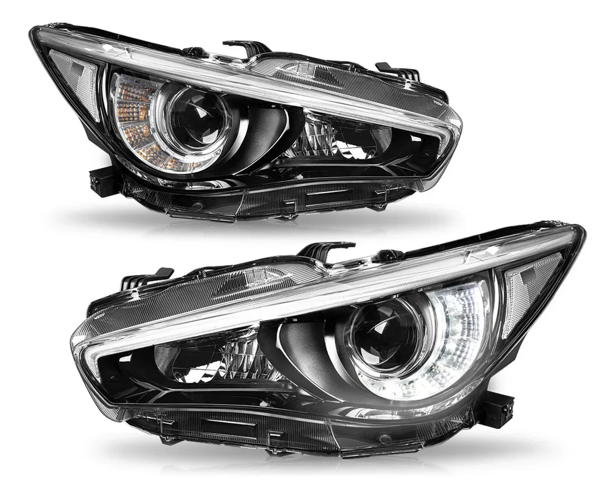Faróis para Infiniti Q50 Led Drl 2014-2022