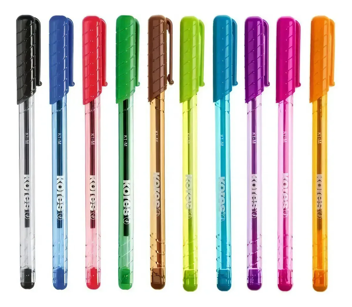 10 canetas/canetas coloridas Tinta multicolorida transparente para exterior Fancy Kores